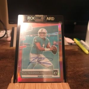 Tua rookie card sports card